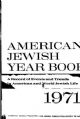 79240 American Jewish Yearbok 1971